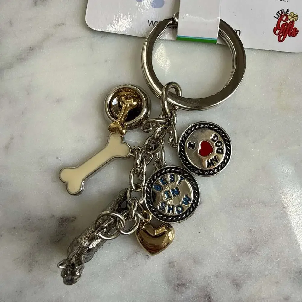 LittleGifts Scottish Terrier Dog Keychain with Charms